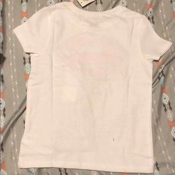 White pink & silver Old Navy Supergirl graphic tee - Picture 6 of 8